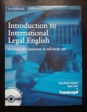 Introduction to International Legal English
