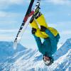 Ski Instructor at high speed from start to finish