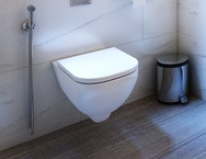 Pris på montering af væghængt toilet i en studielejlighed?